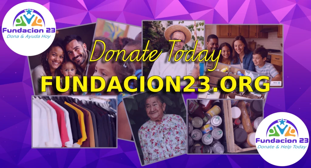 BIENVENIDOS | WELCOME BANNER | FUNDACION 23